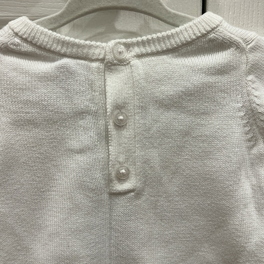 Janie and Jack Bunny Rabbit Sweater One Piece Baby Size 0-3 Months Easter Spring - Picture 8 of 10